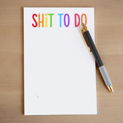Funny To Do List - Custom Notepad With Peel Away Pages | Office Stationery Gift