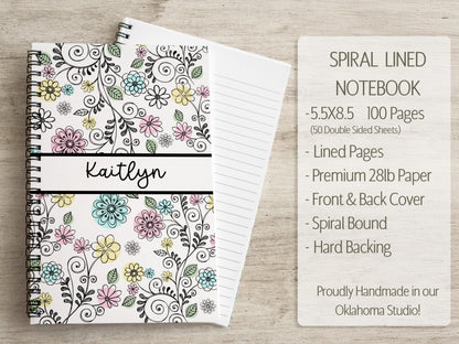 Personalized Stationery Set - Kids Letter Writing Kit with Notebook & Heart Pen