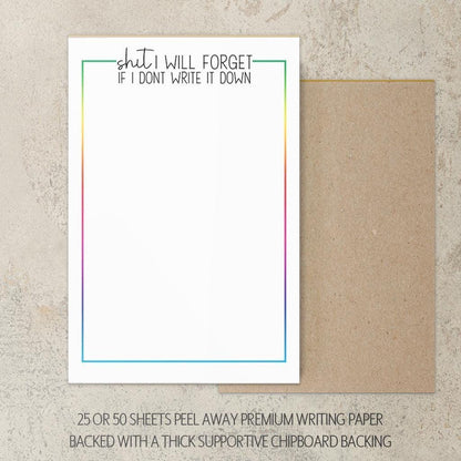 Funny Notepad - Custom Stationery & Office Notepads | Teacher Gift & Desk Accessory