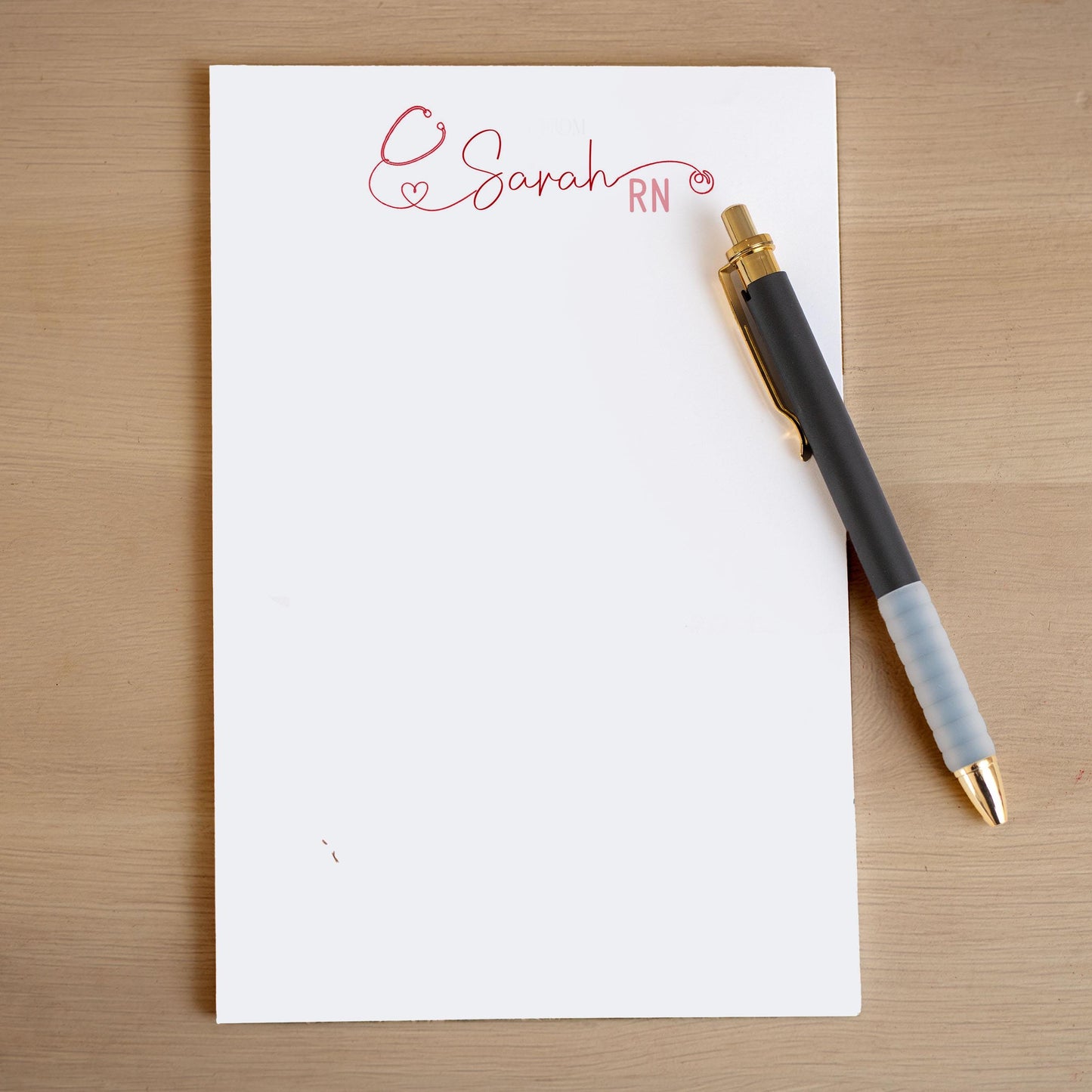 Personalized Nurse Notepad - Custom Name Nurse Note Pads | RN LPN CNA Gifts