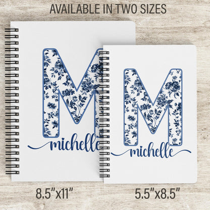 Personalized Womens Notebook | Handmade Custom Notebook with Monogram Name, Prayer Journal Gift