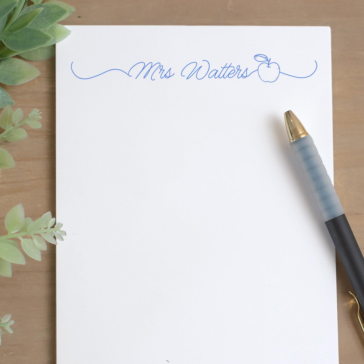 Personalized Notepad - Custom Teacher Notepads | Apple Gifts & Appreciation