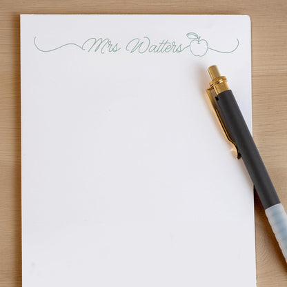 Personalized Notepad - Custom Teacher Notepads | Apple Gifts & Appreciation