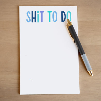 Funny To Do List - Custom Notepad With Peel Away Pages | Office Stationery Gift