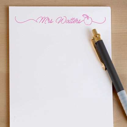 Personalized Notepad - Custom Teacher Notepads | Apple Gifts & Appreciation