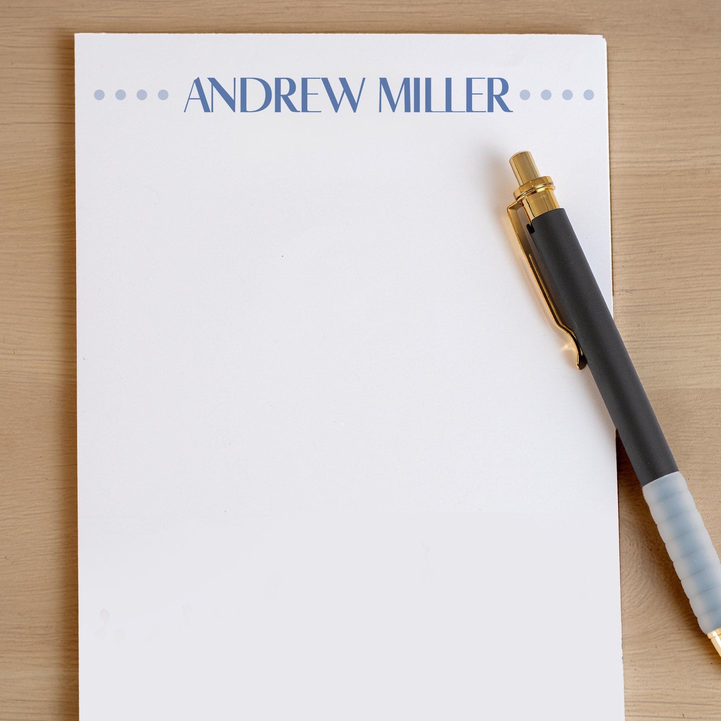 Personalized Notepad - Custom Monogram Stationery | Professional To Do List Pad