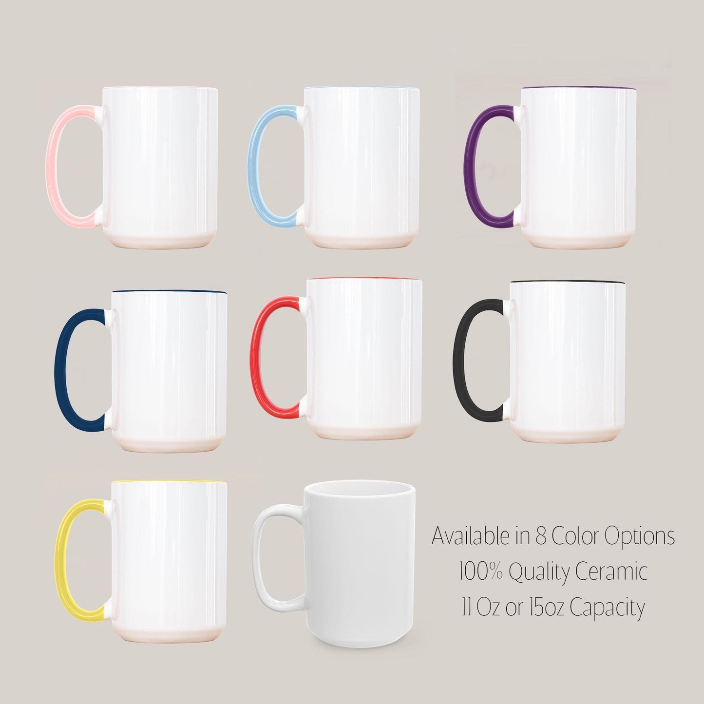 Personalized Elephant Mug - Custom Coffee Cup for Elephant Lovers Gift | Microwave Safe Ceramic