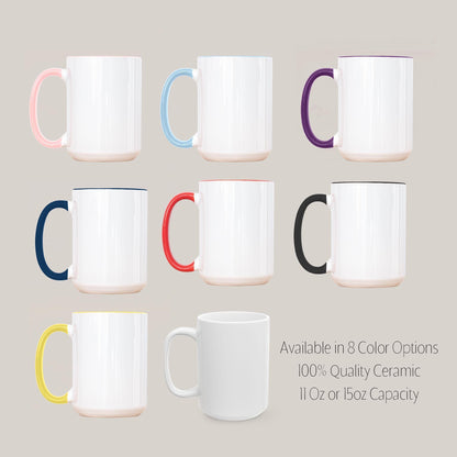 Personalized Elephant Mug - Custom Coffee Cup for Elephant Lovers Gift | Microwave Safe Ceramic