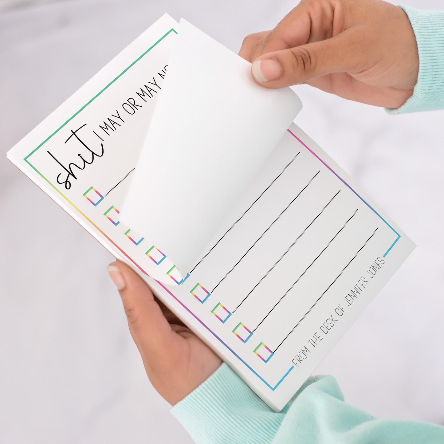 Funny To Do List – Custom Stationery Checklist Notepad | Daily Planner Gift