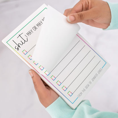 Funny To Do List – Custom Stationery Checklist Notepad | Daily Planner Gift