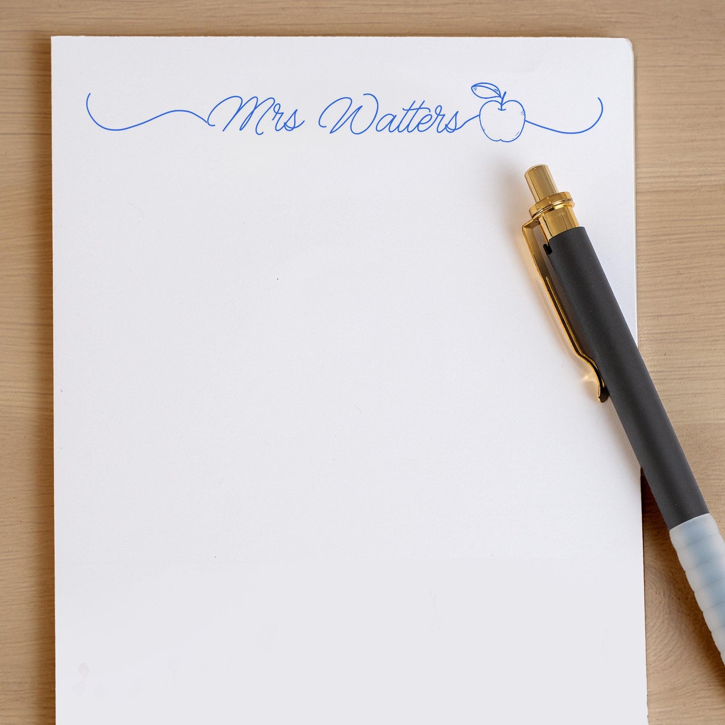 Personalized Notepad - Custom Teacher Notepads | Apple Gifts & Appreciation