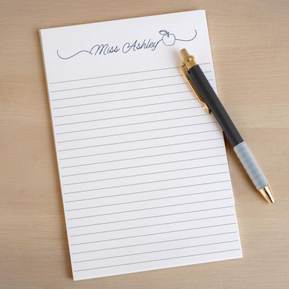 Personalized Notepad - Custom Teacher Notepads | Apple Gifts & Appreciation