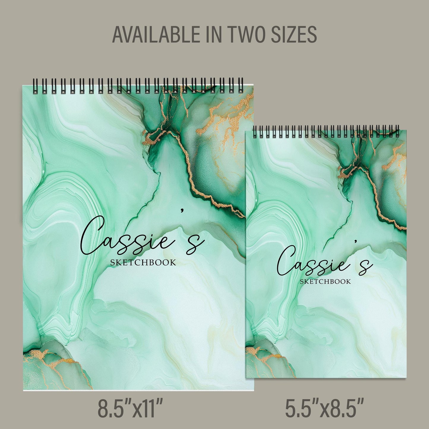Personalized Sketchbook - Kids Drawing Pad With Name | Spiral Bound Art Book