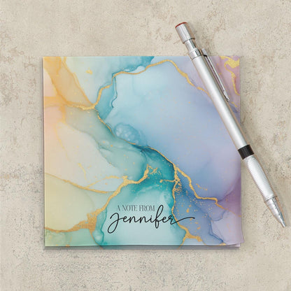 Personalized Notepad - Custom Sticky Notes | Rainbow Stationery To Do List