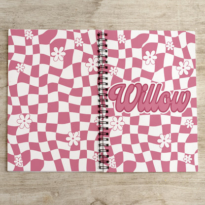 Custom Spiral Notebook - Personalized Journal for Girls | Kids Writing Notebooks