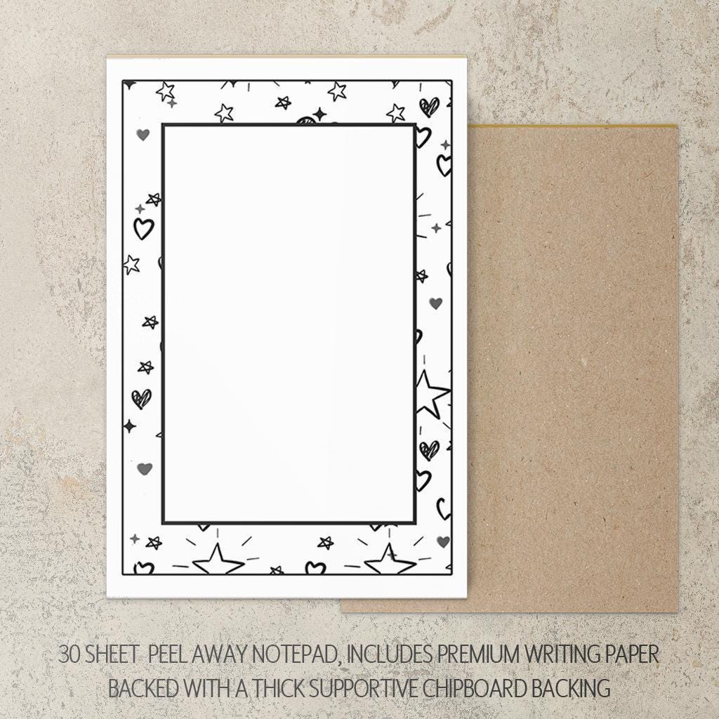Personalized Stationery Set - Girls Letter Writing Paper & Teen Tween Notebook Gift