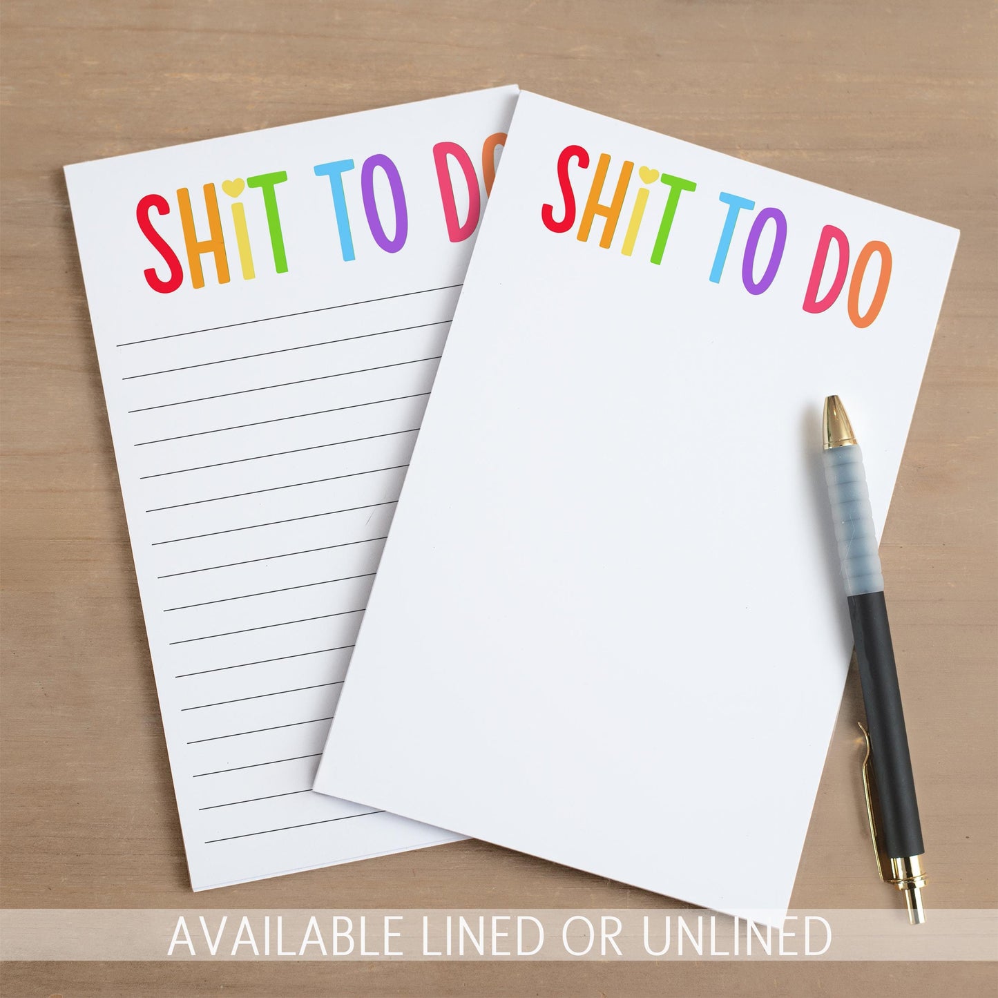Funny To Do List - Custom Notepad With Peel Away Pages | Office Stationery Gift