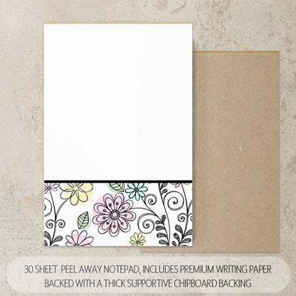 Personalized Stationery Set - Kids Letter Writing Kit with Notebook & Heart Pen