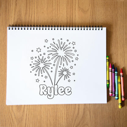 Personalized Summer Coloring Book – Custom Kids Coloring Activity With Farm Animals & Party Favor Gifts