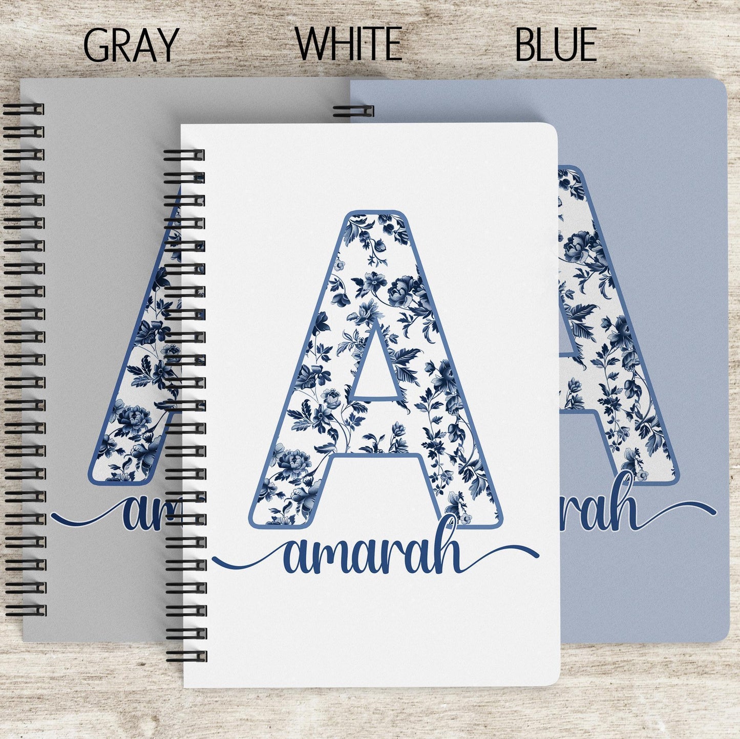 Personalized Womens Notebook | Handmade Custom Notebook with Monogram Name, Prayer Journal Gift