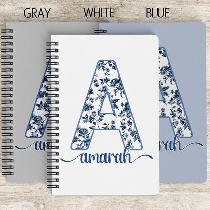 Personalized Womens Notebook | Handmade Custom Notebook with Monogram Name, Prayer Journal Gift