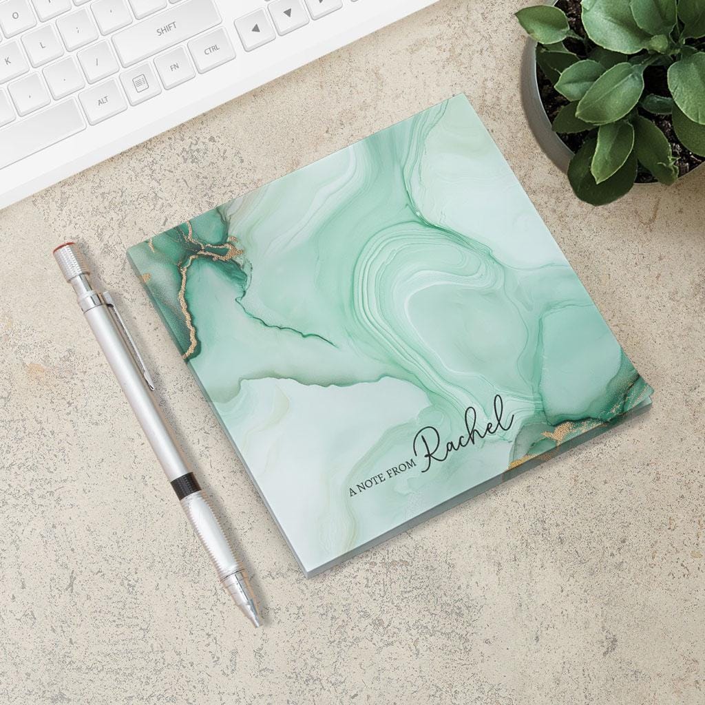 Personalized Notepad - Custom Sticky Notes | Rainbow Stationery To Do List