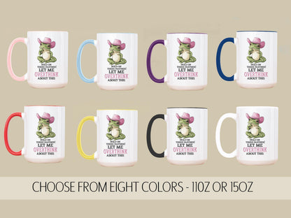 Funny Womens Coffee Mug - Cute Pink Frog Cowboy Design | Dishwasher Safe Ceramic Cup