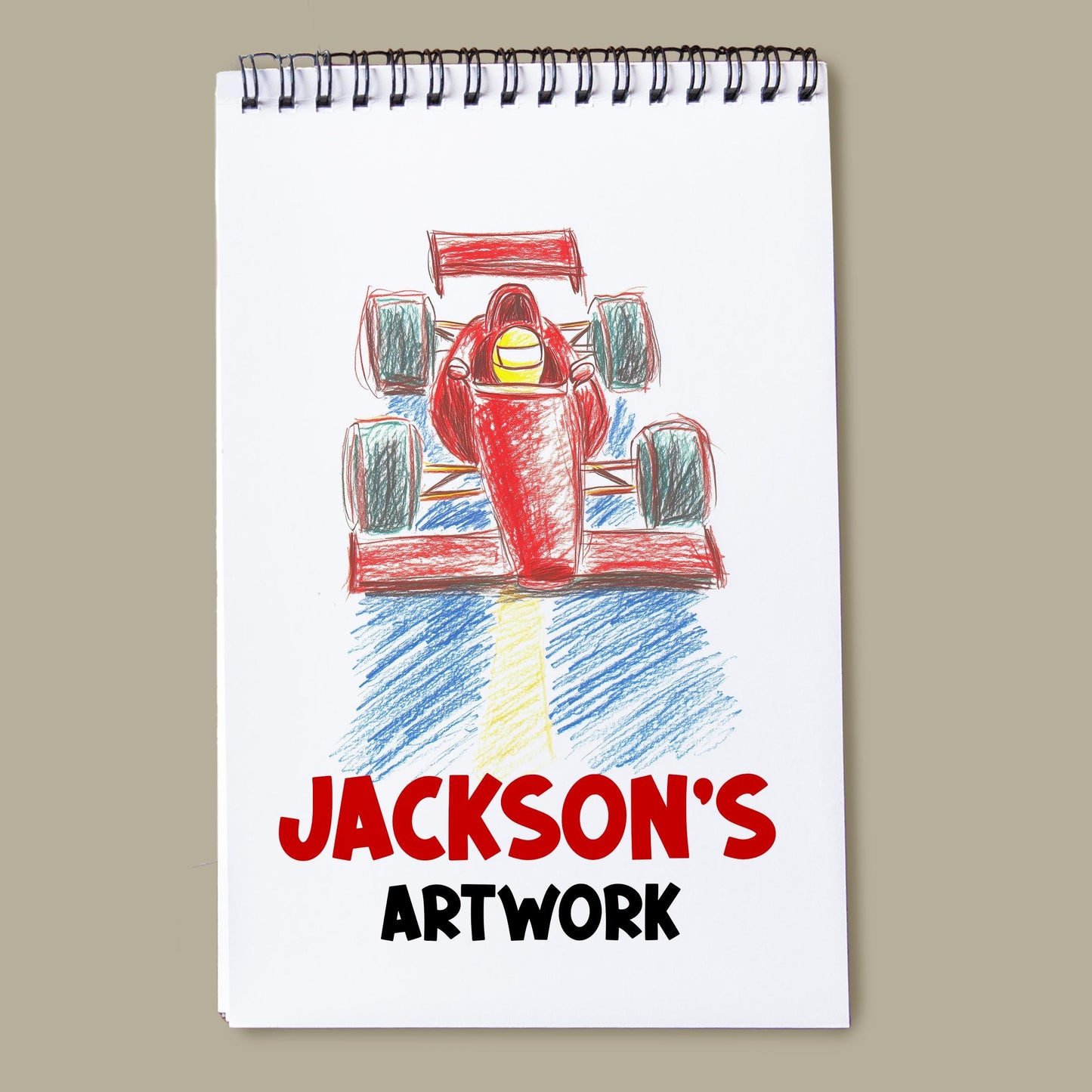 Personalized Kids Sketchbook - Custom Drawing Pad with Heavyweight Paper | Birthday Gift