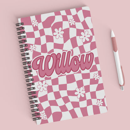 Custom Spiral Notebook - Personalized Journal for Girls | Kids Writing Notebooks
