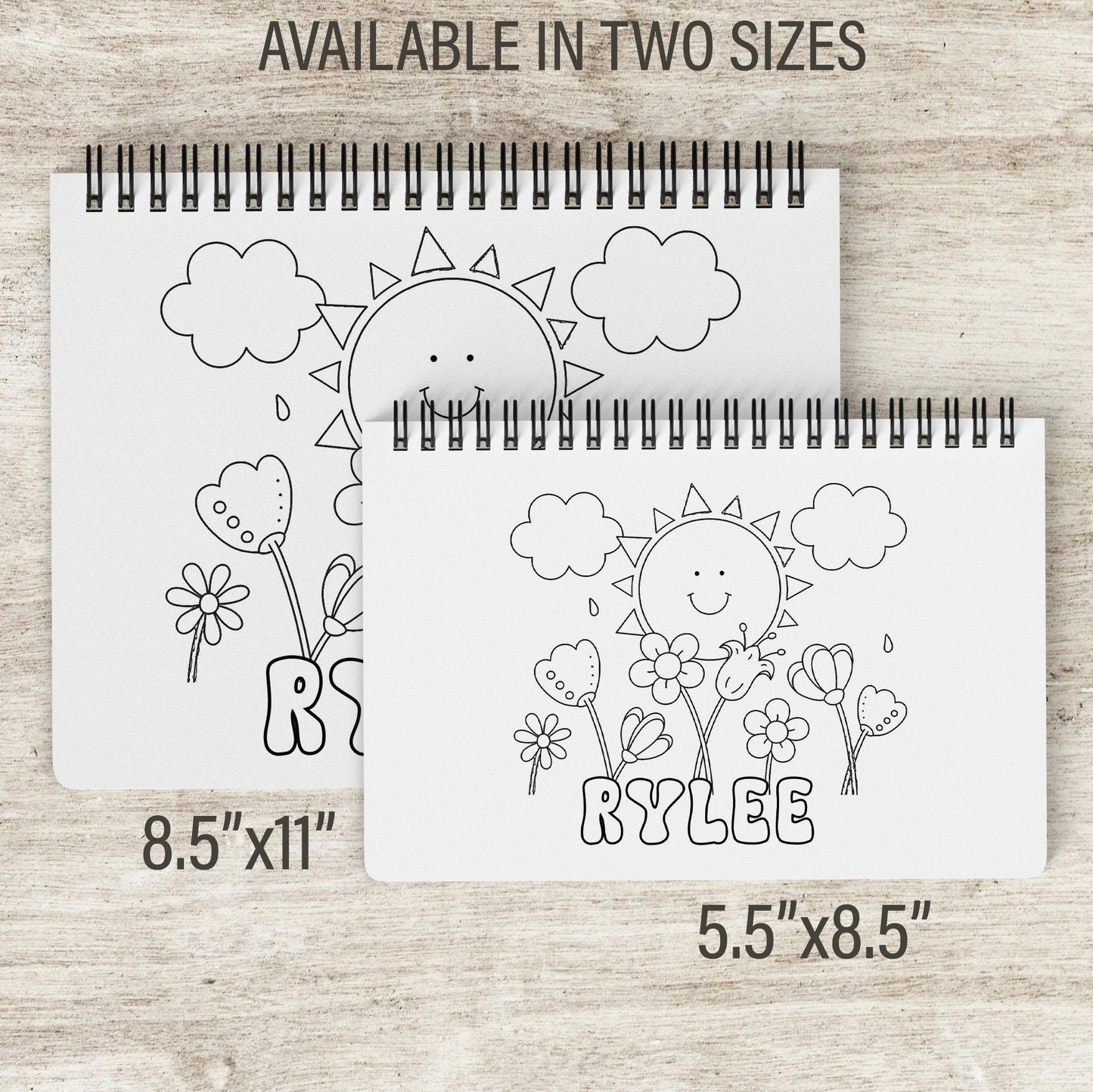 Personalized Summer Coloring Book – Custom Kids Coloring Activity With Farm Animals & Party Favor Gifts