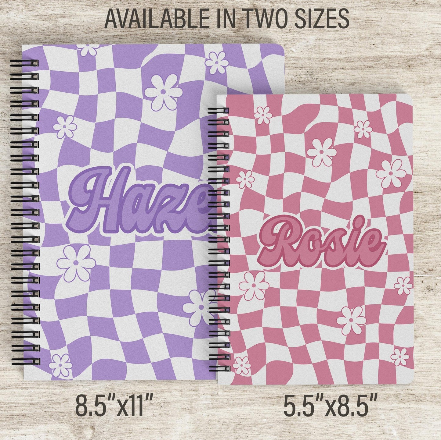 Custom Spiral Notebook - Personalized Journal for Girls | Kids Writing Notebooks