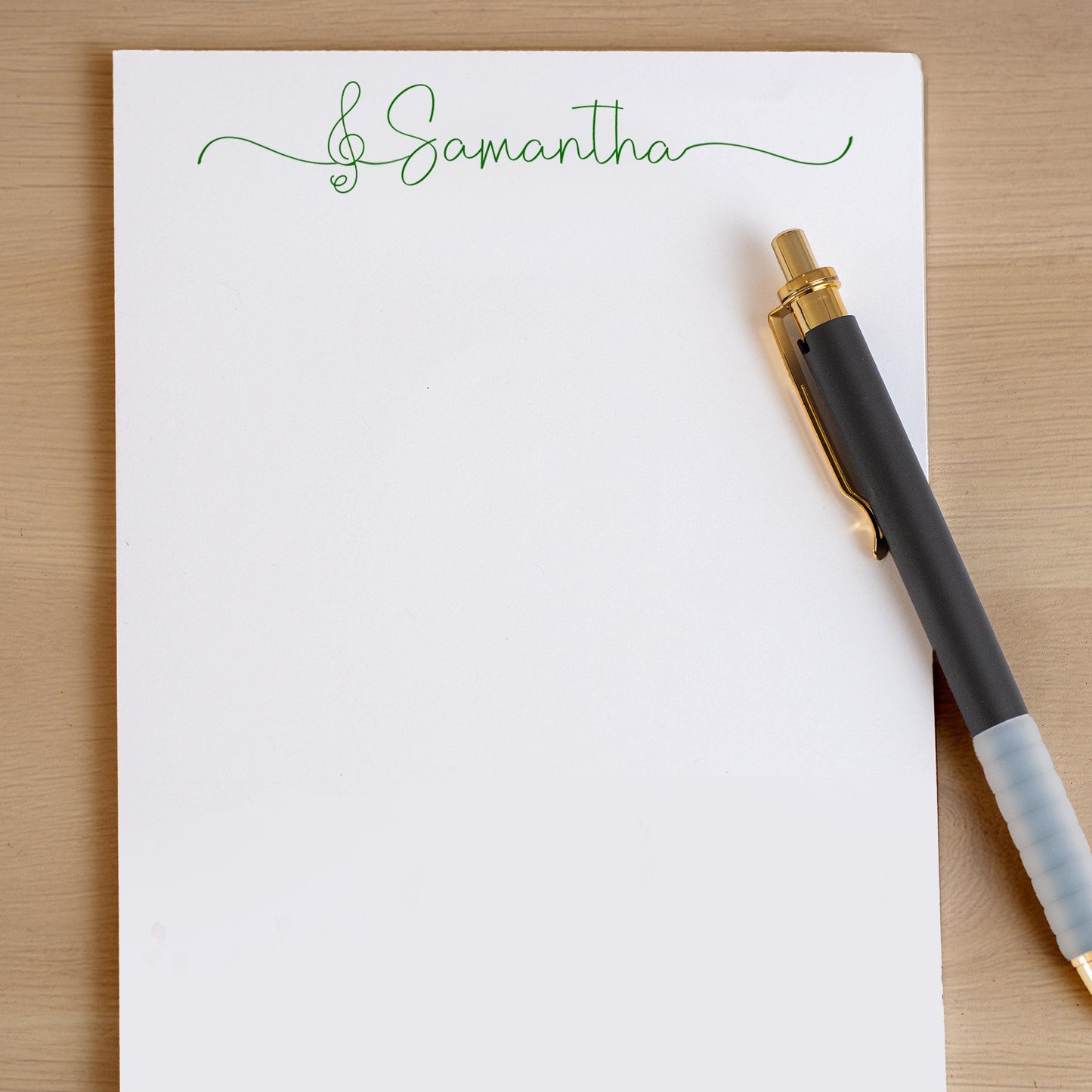 Personalized Music Notepad | Teacher Appreciation Gift – Hardback Notepad for Music Lovers