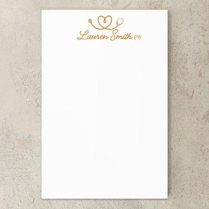 Personalized Nurse Notepad - Custom Name Stationery | RN LPN CNA Notepads Gift