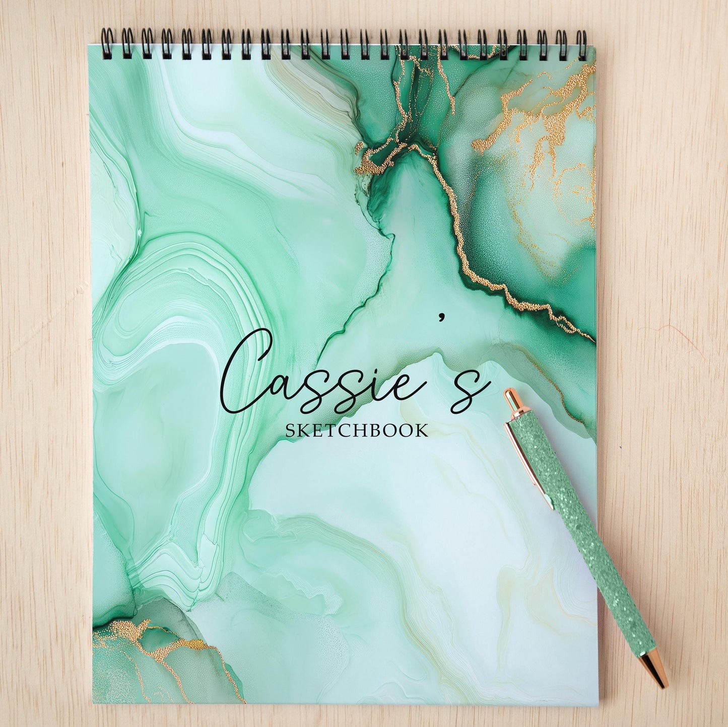Personalized Sketchbook - Kids Drawing Pad With Name | Spiral Bound Art Book