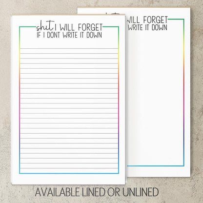 Funny Notepad - Custom Stationery & Office Notepads | Teacher Gift & Desk Accessory