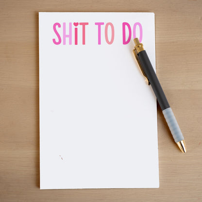 Funny To Do List - Custom Notepad With Peel Away Pages | Office Stationery Gift