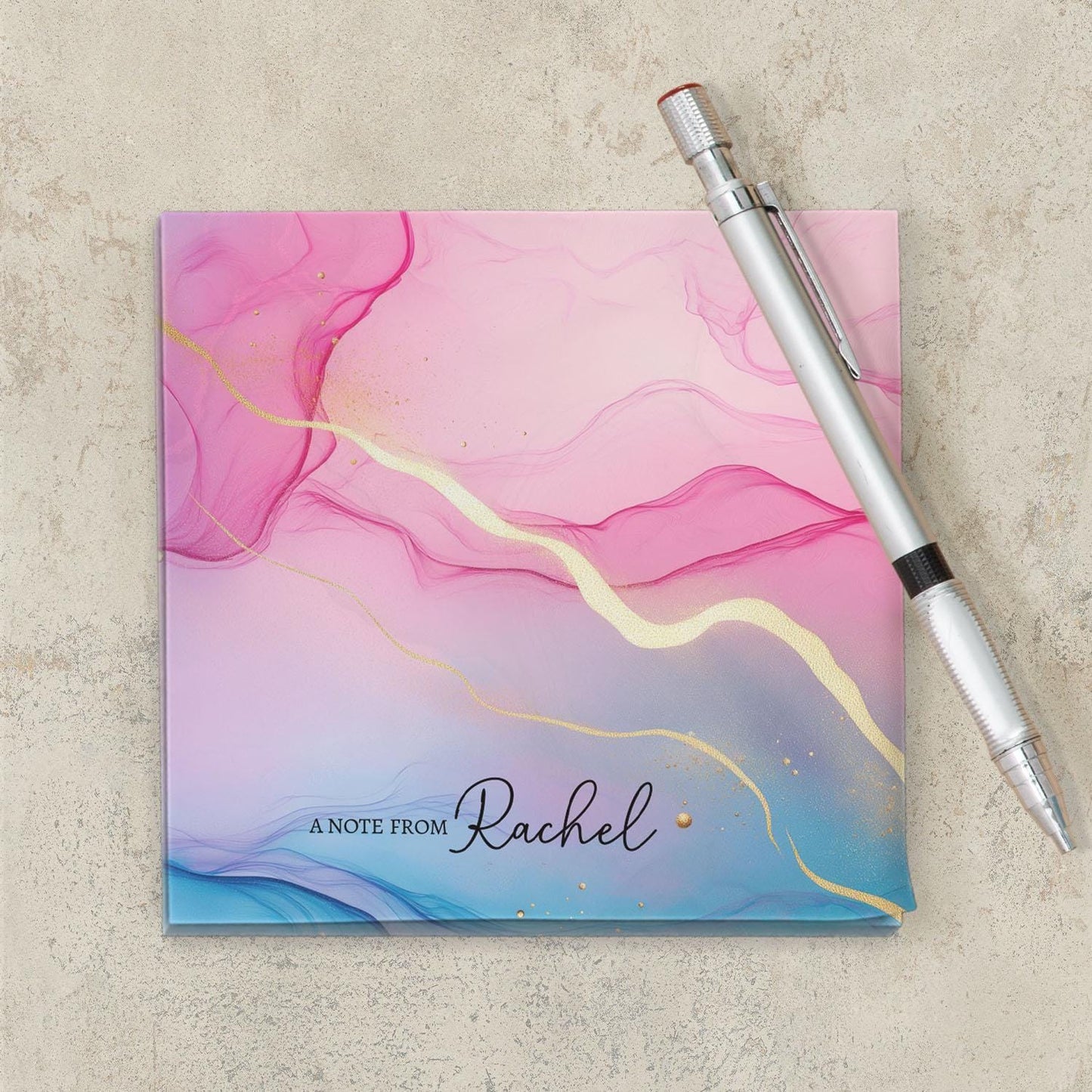 Personalized Notepad - Custom Sticky Notes | Rainbow Stationery To Do List