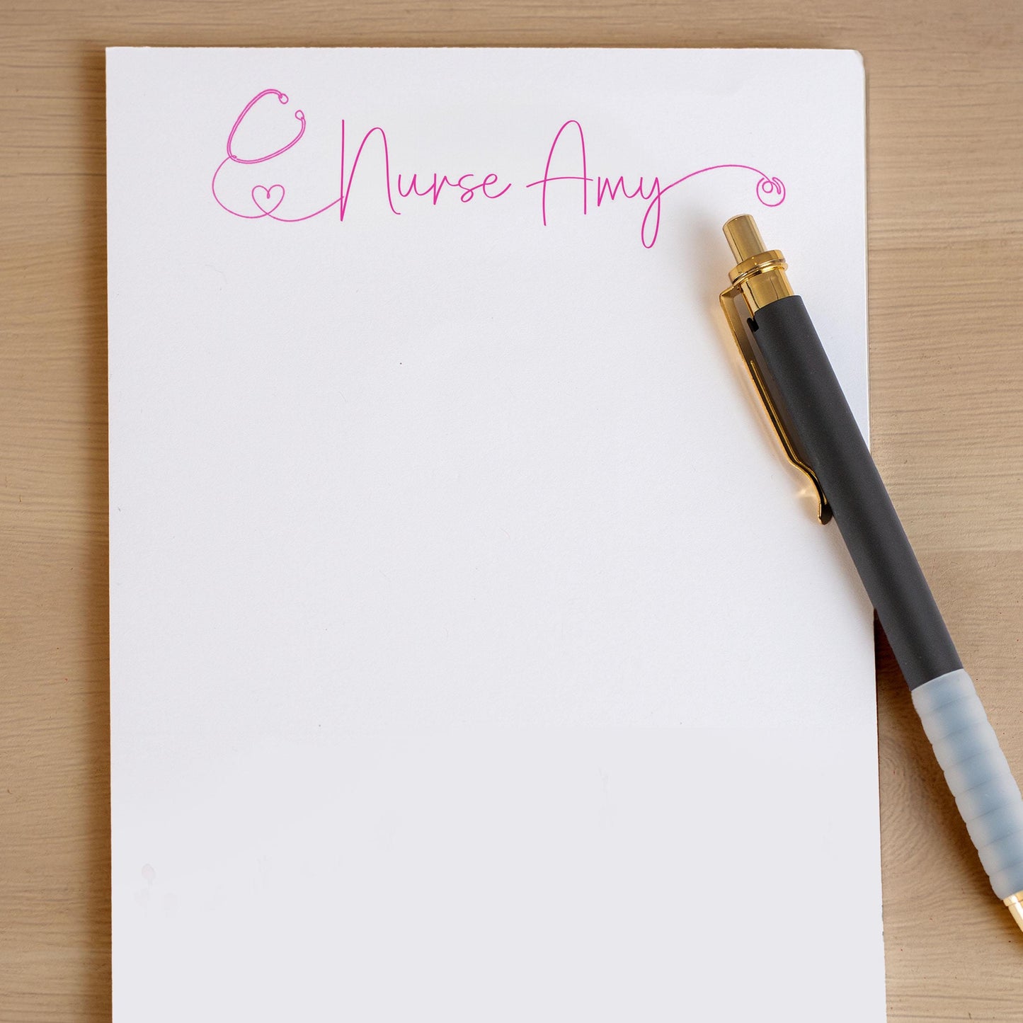 Personalized Nurse Notepad - Custom Name Nurse Note Pads | RN LPN CNA Gifts