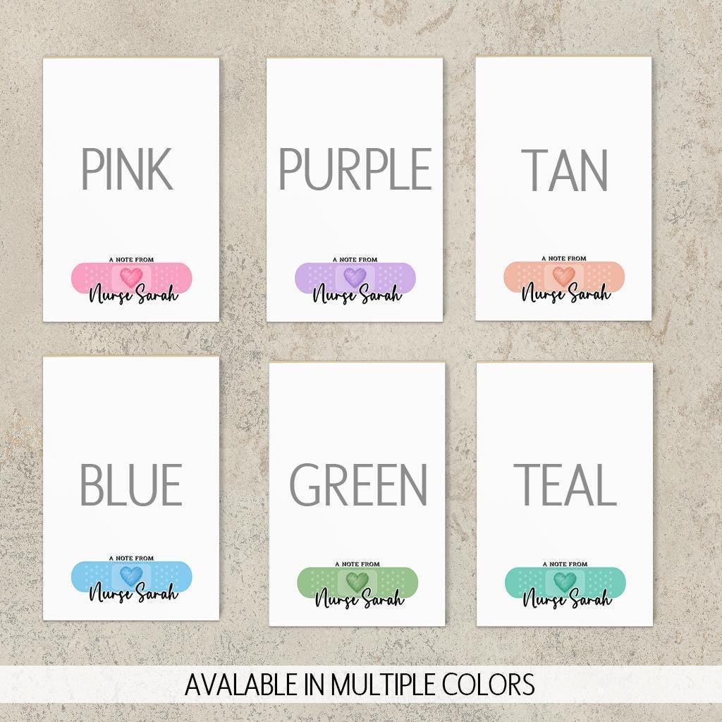 Personalized Nurse Notepad - Custom Name Stationery | RN LPN CNA Gifts & Medical Office Notes