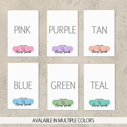 Personalized Nurse Notepad - Custom Name Stationery | RN LPN CNA Gifts & Medical Office Notes