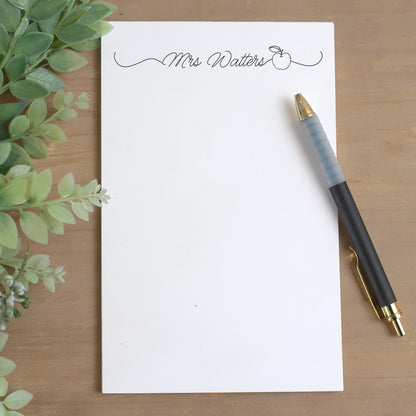 Personalized Notepad - Custom Teacher Notepads | Apple Gifts & Appreciation