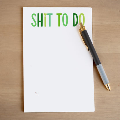 Funny To Do List - Custom Notepad With Peel Away Pages | Office Stationery Gift