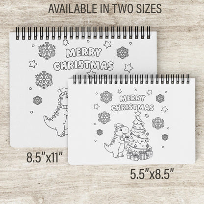 Personalized Christmas Coloring Book,Dinosaur Advent Calendar Fun