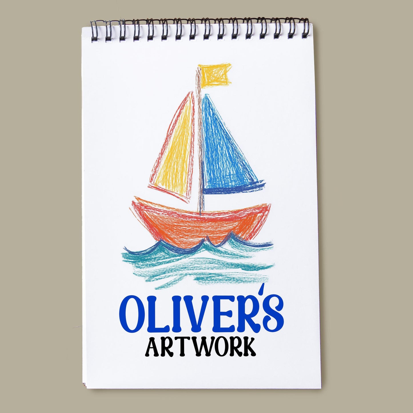 Personalized Kids Sketchbook - Custom Drawing Pad with Heavyweight Paper | Birthday Gift