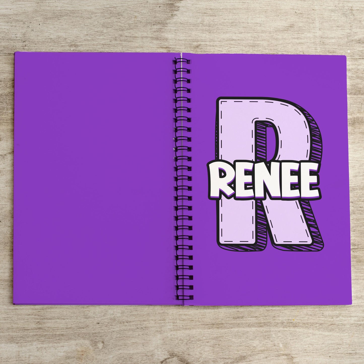 Custom Kids Notebook - Personalized School Notebook | Spiral Bound Journal, Back To School Gift