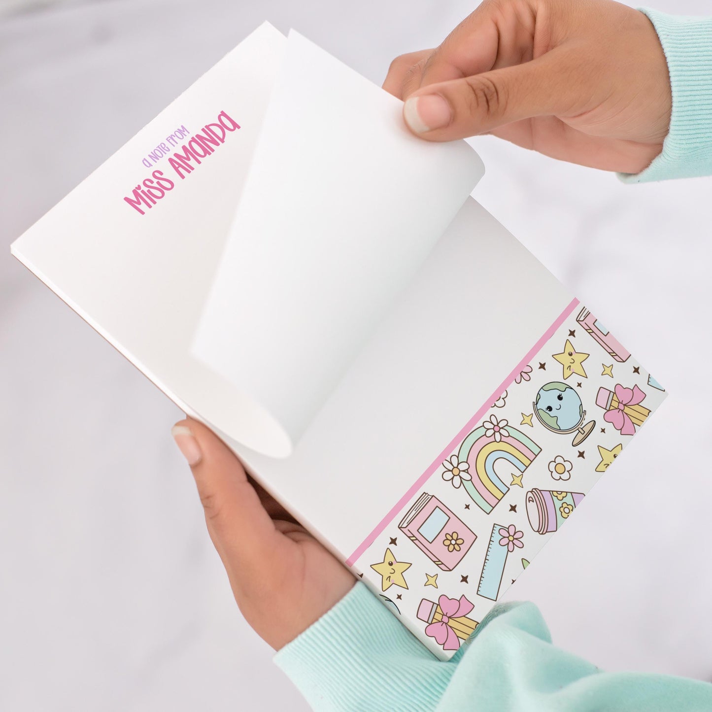 Personalized Teacher Notepad – Custom Name Stationery | Classroom Notepads & Teacher Appreciation Gifts
