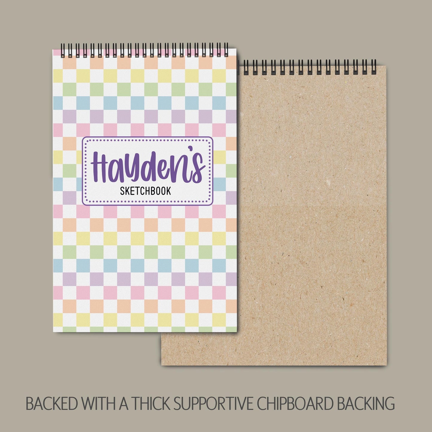 Personalized Sketchbook Girls - Custom Drawing Journal with Heavyweight Paper | Kids Art Supplies Gift