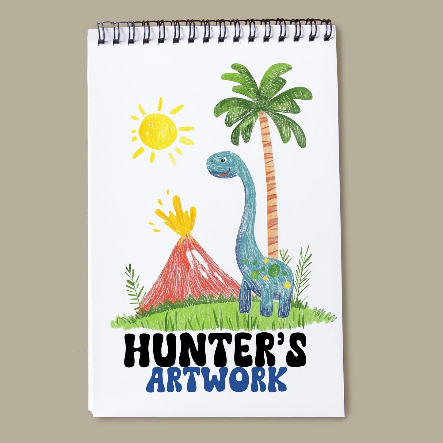 Personalized Kids Sketchbook - Custom Mermaid Drawing Pad for Girls | Party Favor Gift