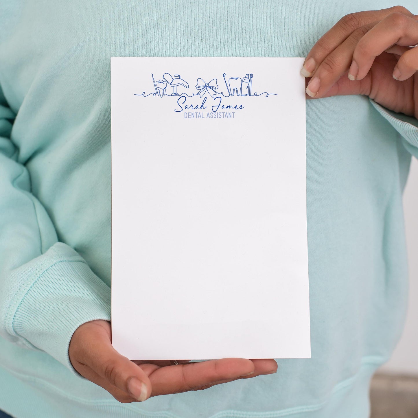 Personalized Dental Notepad | Custom Stationery Gift for Dentist & Nurse Appreciation