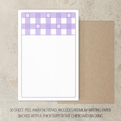 Personalized Stationery Set - Kids Letter Writing Kit with Flower Notebook & Pen